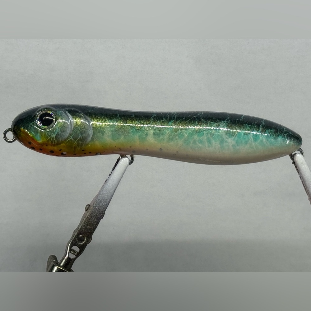 Custom painted fishing lure , top water walker